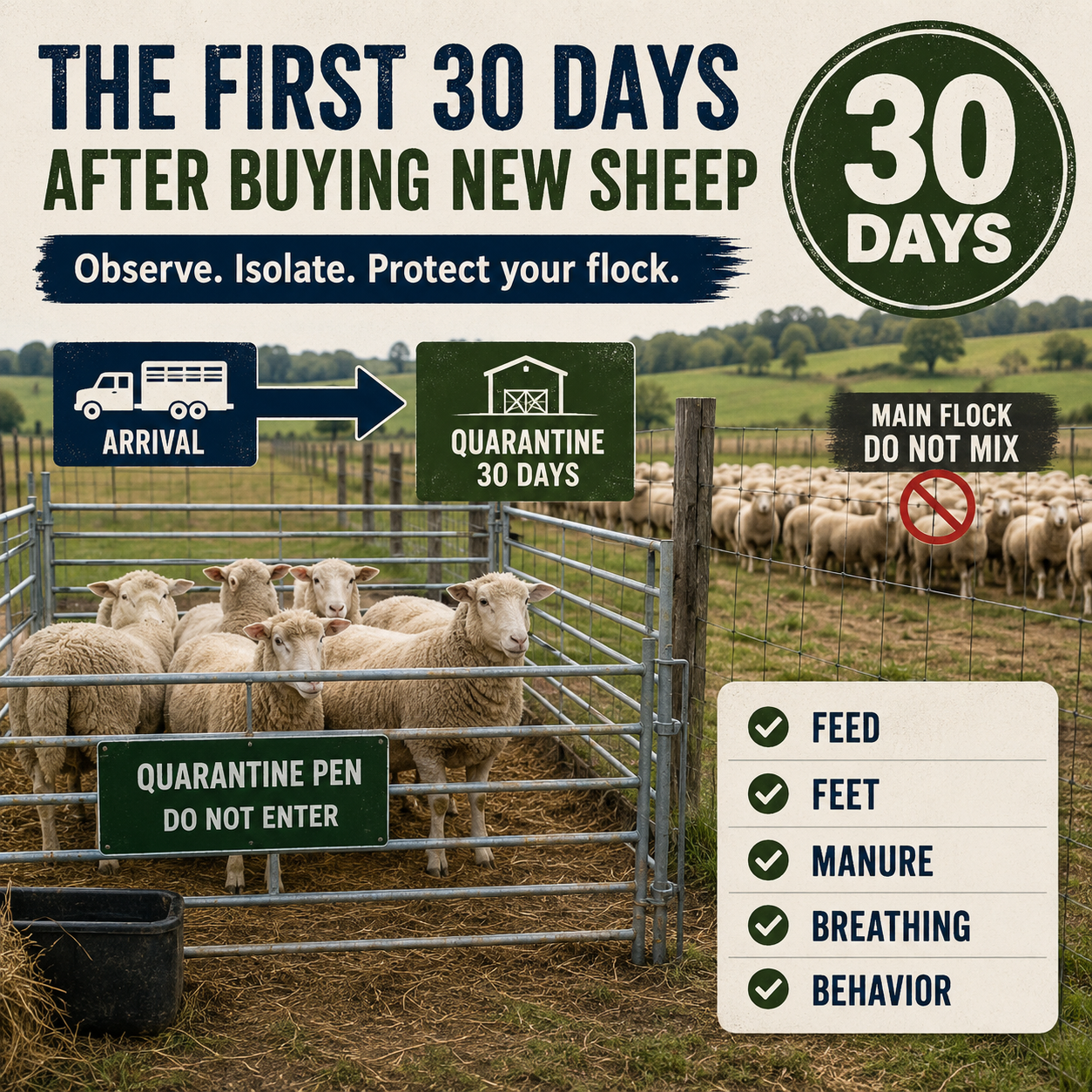The First 30 Days After Buying New Sheep social graphic