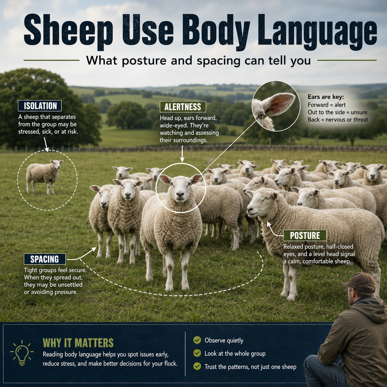 Sheep Use Body Language More Than Most Farmers Realize illustration