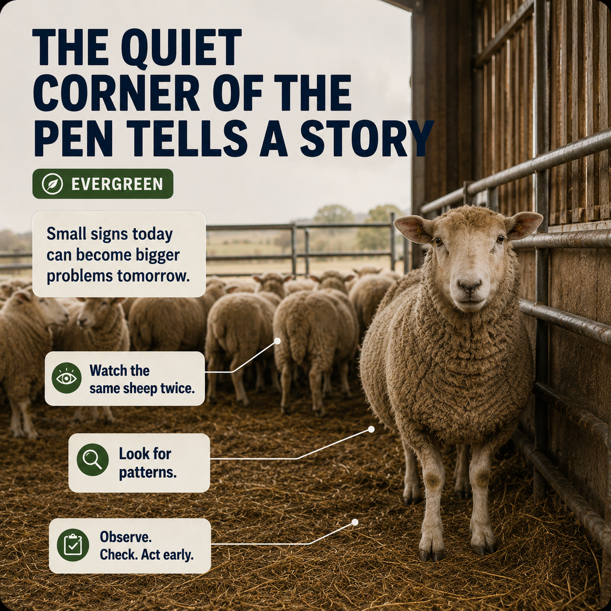 The Quiet Corner of the Pen Tells a Story