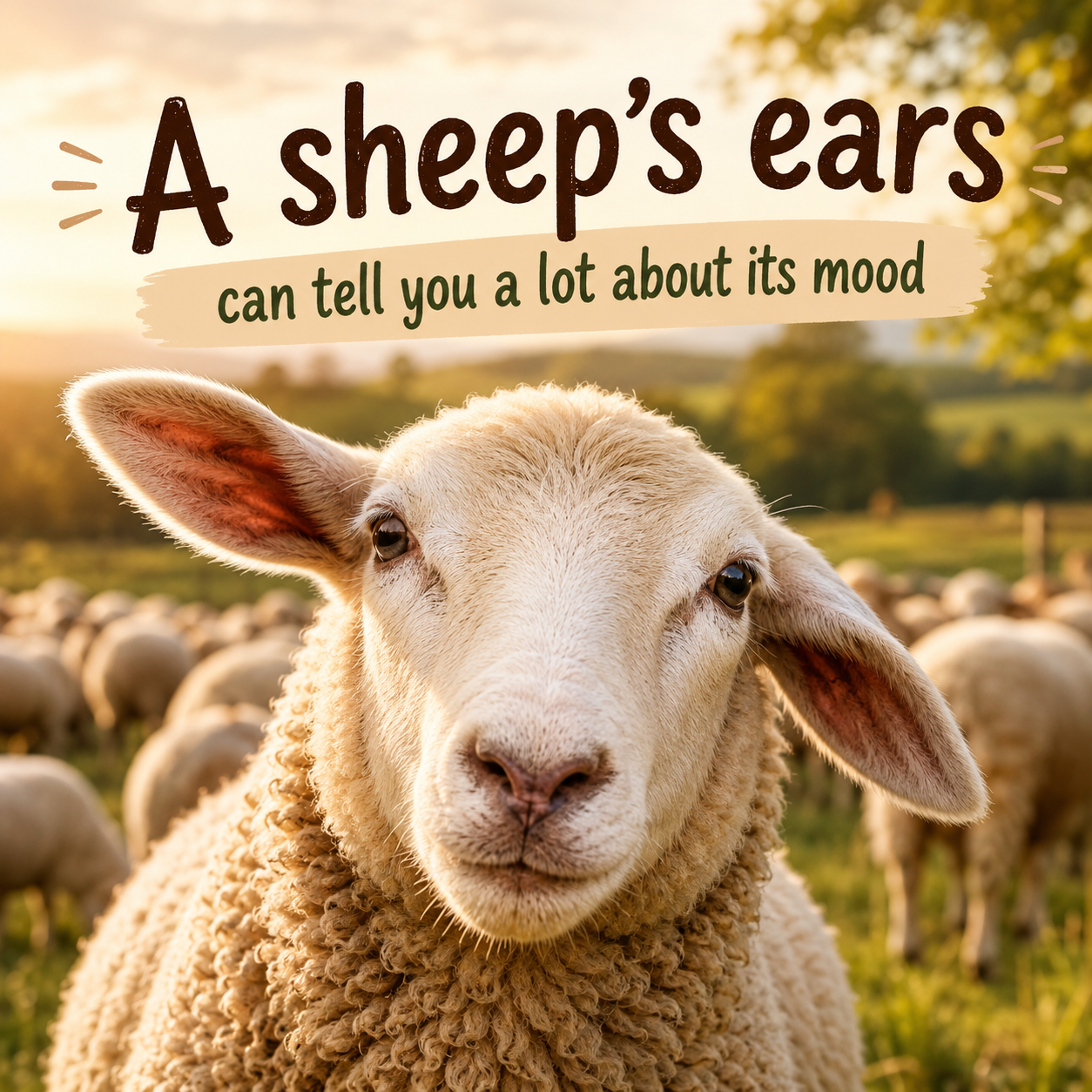 A Sheep’s Ears Can Tell You a Lot About Its Mood