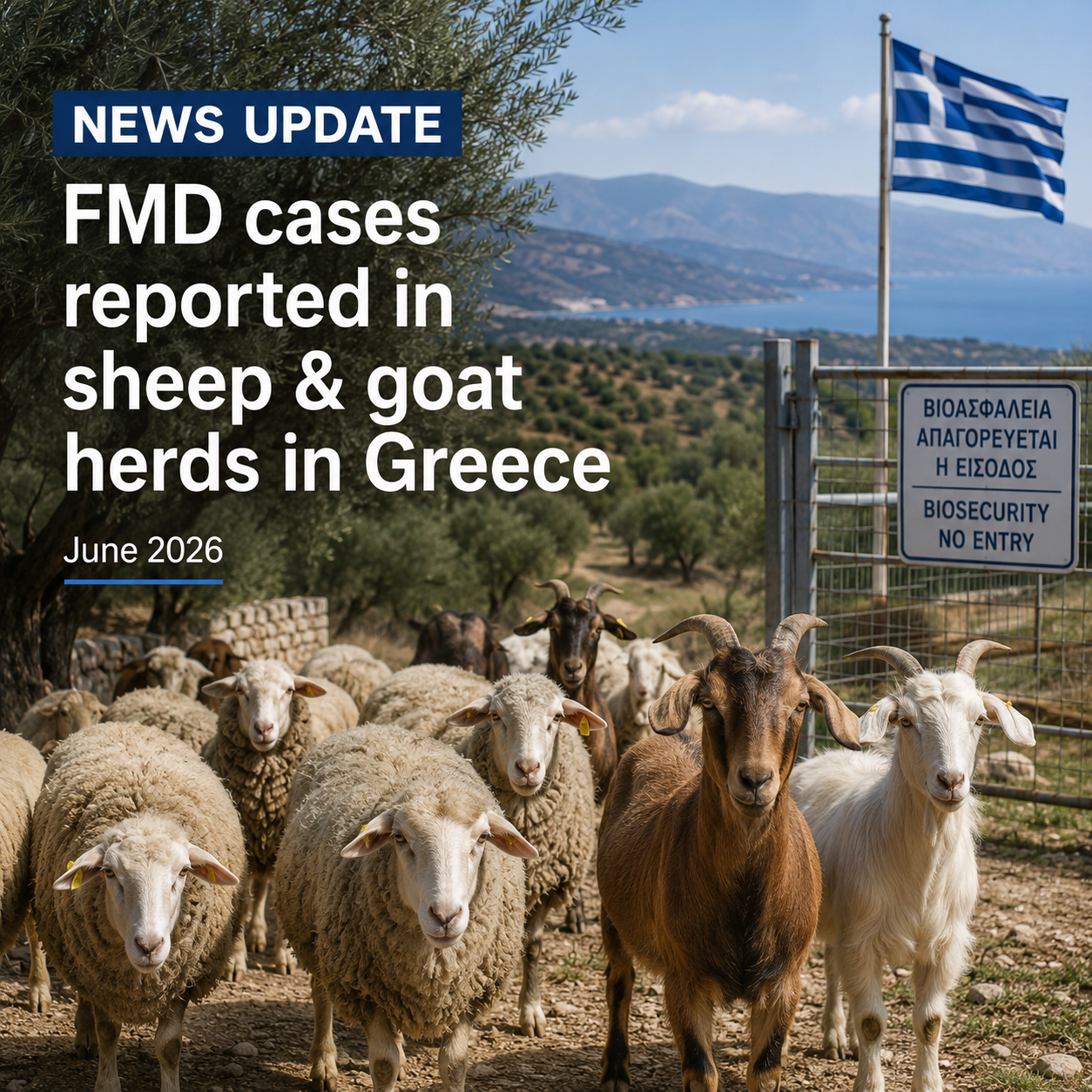 FMD Cases in Sheep and Goat Herds in Greece: Why Sheep Farmers Should Pay Attention