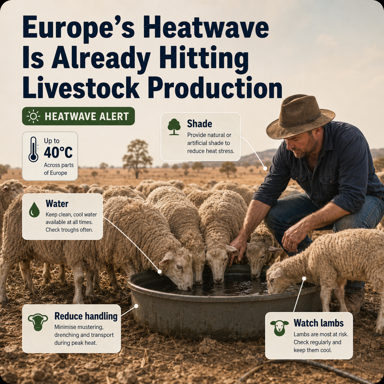 Europe’s Heatwave Is Already Hitting Livestock Production